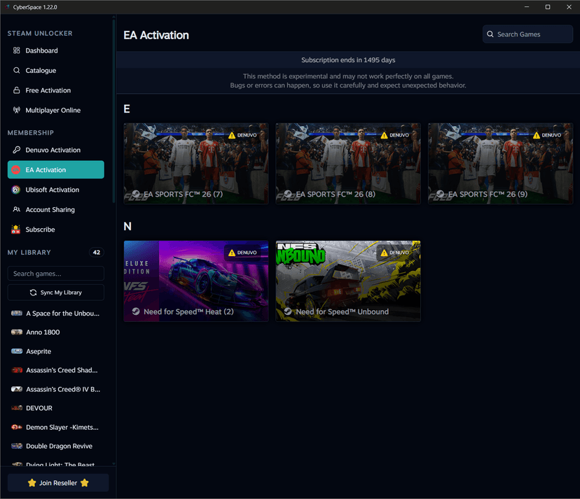 CyberSpace feature 4
